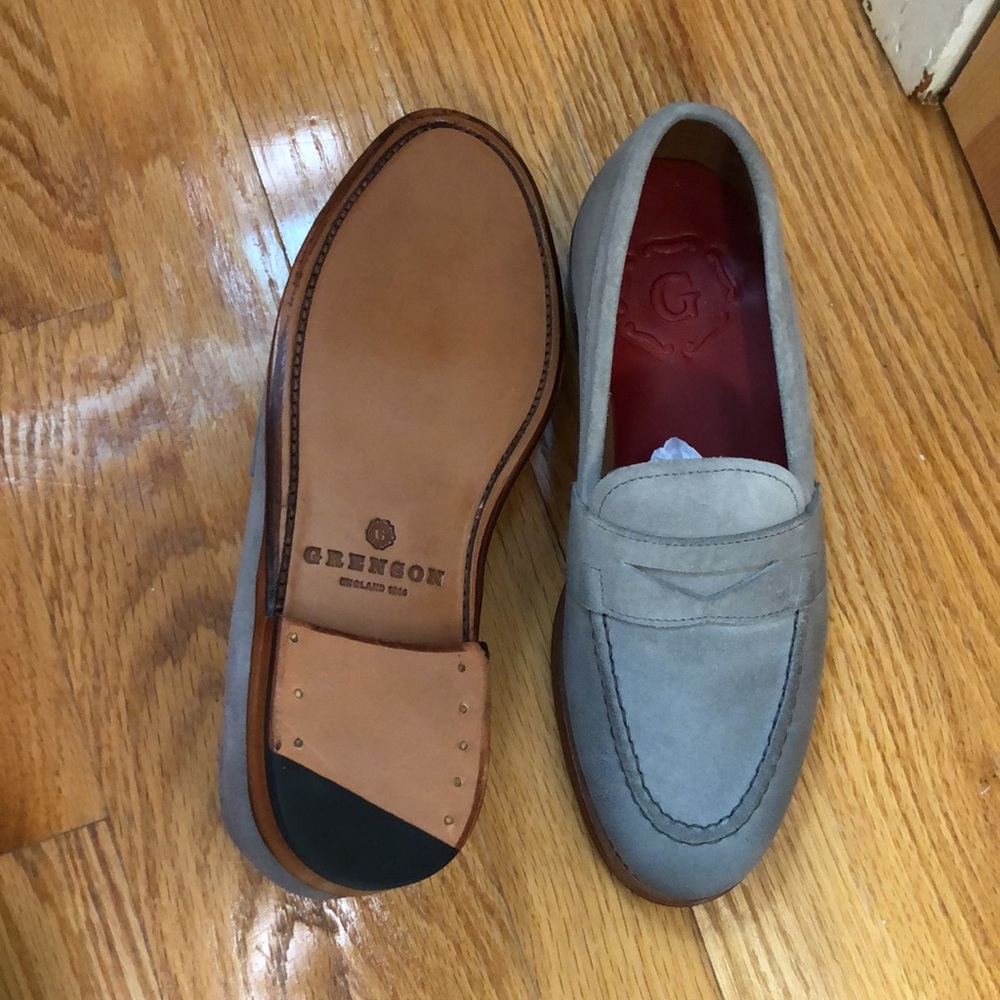 BNIB Grenson suede loafers